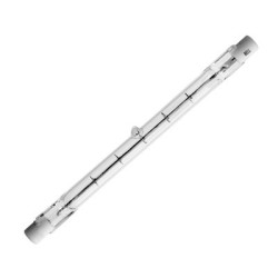 2 stk Tungsten halogen pære 240v 300w 118mm R7s